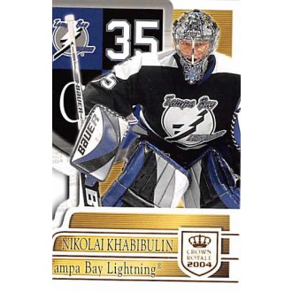 Řadové karty - Khabibulin Nikolai - 2003-04 Crown Royale No.88