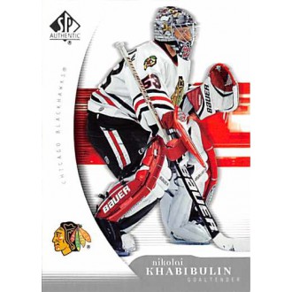 Řadové karty - Khabibulin Nikolai - 2005-06 SP Authentic No.21