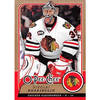 Řadové karty - Khabibulin Nikolai - 2008-09 O-Pee-Chee No.104