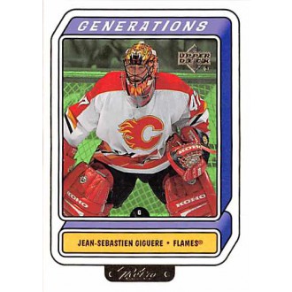 Insertní karty - Giguere Jean-Sebastien - 1999-00 Retro Generations No.G10C