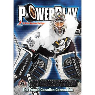 Insertní karty - Giguere Jean-Sebastien - 2001-02 Adrenaline Power Play No.1
