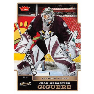 Řadové karty - Giguere Jean-Sebastien - 2006-07 Fleer No.1
