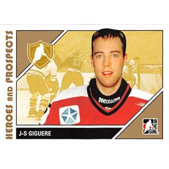 Řadové karty - Giguere Jean-Sebastien - 2007-08 ITG Heroes and Prospects No.6
