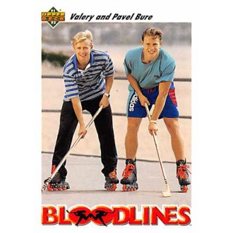 Řadové karty - Bure Pavel, Bure Valeri - 1991-92 Upper Deck No.647