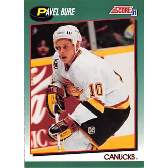 Řadové karty - Bure Pavel - 1991-92 Score Rookie and Traded No.49T