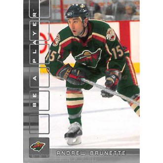 Řadové karty - Brunette Andrew - 2001-02 BAP Memorabilia No.334