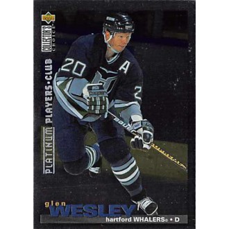 Paralelní karty - Wesley Glen - 1995-96 Collectors Choice Players Club Platinum No.315