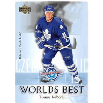 Insertní karty - Kaberle Tomáš - 2004-05 Upper Deck World’s Best No.WB10