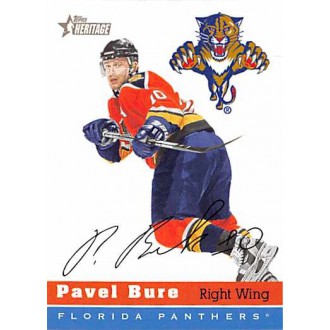Řadové karty - Bure Pavel - 2000-01 Topps Heritage No.9