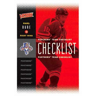 Řadové karty - Bure Pavel - 2000-01 Victory No.100