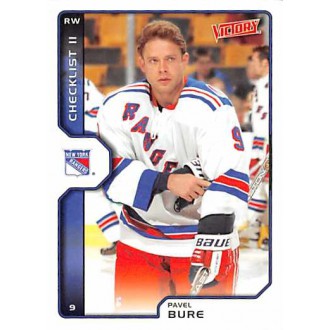 Řadové karty - Bure Pavel - 2002-03 Victory No.220