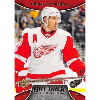 Insertní karty - Zetterberg Henrik - 2008-09 Upper Deck Hat Trick Heroes No.HT9