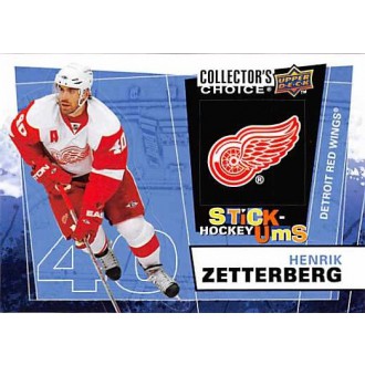 Insertní karty - Zetterberg Henrik - 2008-09 Collectors Choice Stick-Ums No.UMS7