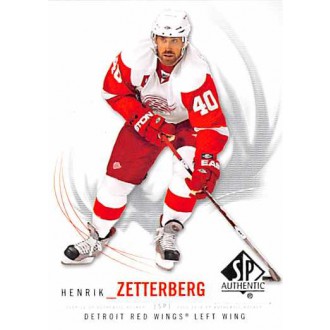 Řadové karty - Zetterberg Henrik - 2009-10 SP Authentic No.12