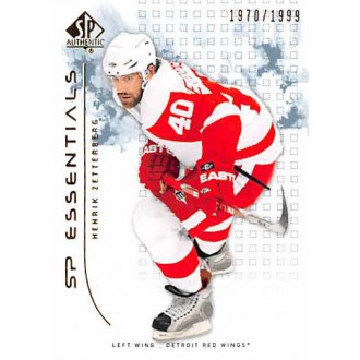 Řadové karty - Zetterberg Henrik - 2009-10 SP Authentic No.115