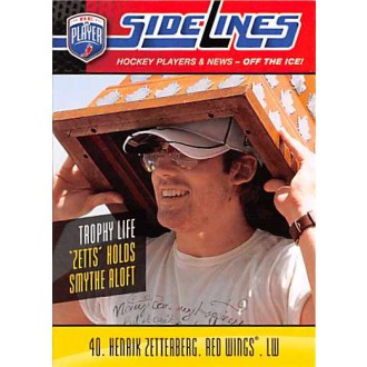 Insertní karty - Zetterberg Henrik - 2009-10 Be A Player Sidelines No.S16