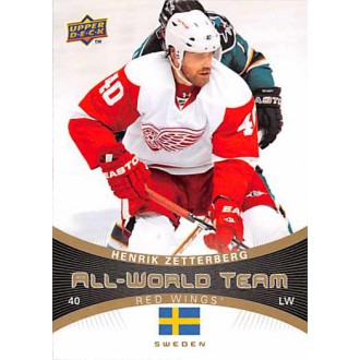 Insertní karty - Zetterberg Henrik - 2010-11 Upper Deck All World Team No.AW15