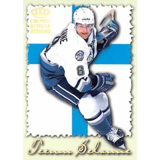 Insertní karty - Selanne Teemu - 1999-00 Crown Royale International Glory No.1