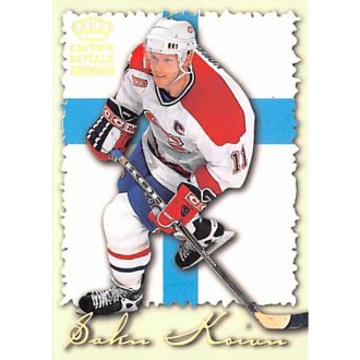 Insertní karty - Koivu Saku - 1999-00 Crown Royale International Glory No.13