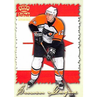Insertní karty - Gagne Simon - 1999-00 Crown Royale International Glory No.17