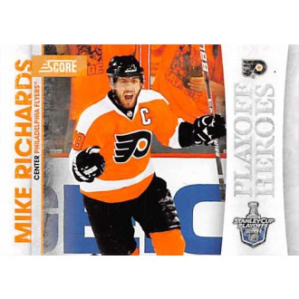 Insertní karty - Richards Mike - 2010-11 Score Playoff Heroes No.6