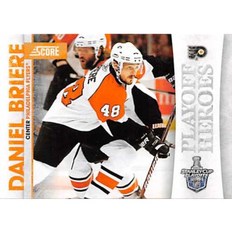 Insertní karty - Briere Daniel - 2010-11 Score Playoff Heroes No.12