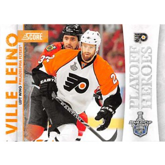 Insertní karty - Leino Ville - 2010-11 Score Playoff Heroes No.18