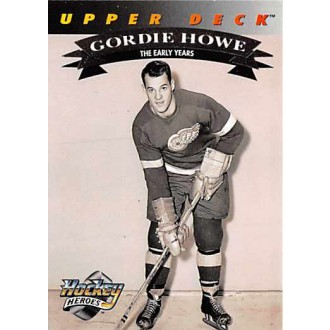Insertní karty - Gordie Howe - 1992-93 Upper Deck Gordie Howe Heroes  No.19
