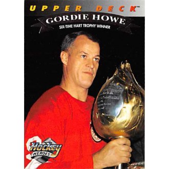 Insertní karty - Gordie Howe - 1992-93 Upper Deck Gordie Howe Heroes  No.23