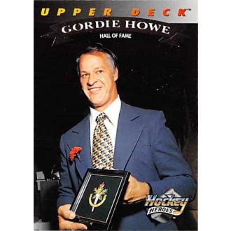 Insertní karty - Gordie Howe - 1992-93 Upper Deck Gordie Howe Heroes No.24
