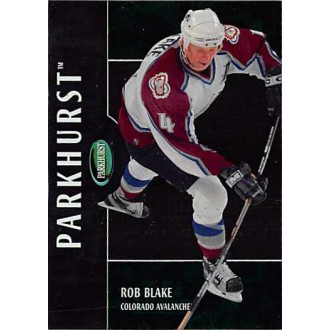 Řadové karty - Blake Rob - 2002-03 Parkhurst No.112