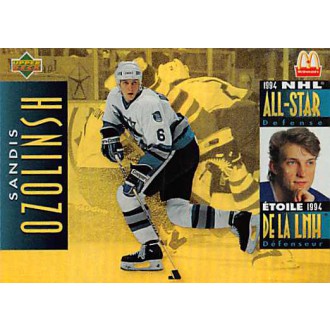 Řadové karty - Ozolinsh Sandis - 1994-95 McDonalds Upper Deck No.McD11