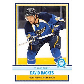 Paralelní karty - Backes David - 2009-10 O-Pee-Chee Retro No.222