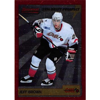Insertní karty - Brown Jeff - 1995-96 Bowman Draft Prospects No.P5