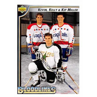 Řadové karty - Miller Kevin, Kelly and Kip - 1992-93 Upper Deck No.35