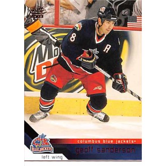 Paralelní karty - Sanderson Geoff - 2002-03 Pacific Red No.104