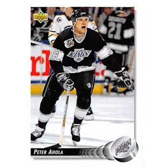 Řadové karty - Ahola Peter - 1992-93 Upper Deck No.41