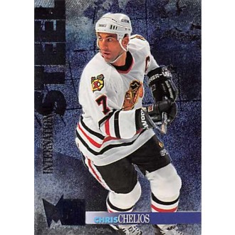 Insertní karty - Chelios Chris - 1995-96 Metal International Steel No.2