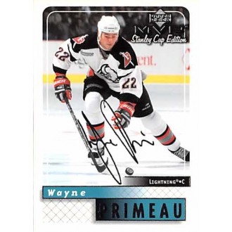 Paralelní karty - Primeau Wayne - 1999-00 MVP Stanley Cup Silver Script No.28