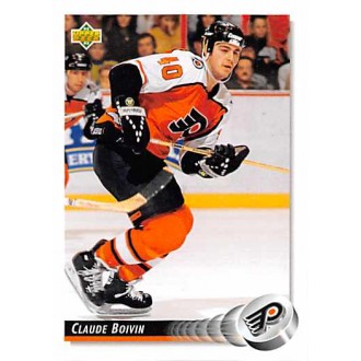 Řadové karty - Boivin Claude - 1992-93 Upper Deck No.57