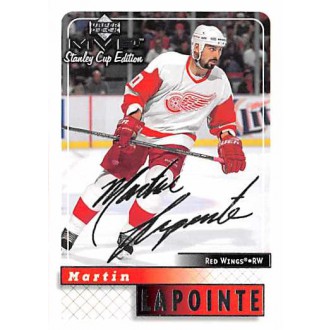 Paralelní karty - Lapointe Martin - 1999-00 MVP Stanley Cup Silver Script No.68