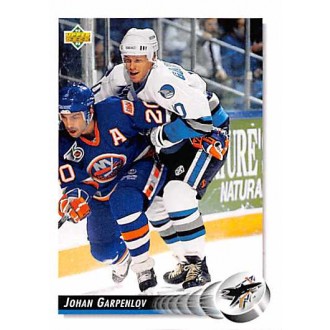 Řadové karty - Garpenlov Johan - 1992-93 Upper Deck No.59