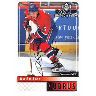 Paralelní karty - Zubrus Dainius - 1999-00 MVP Stanley Cup Silver Script No.92