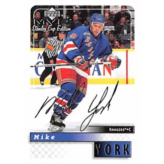 Paralelní karty - York Mike - 1999-00 MVP Stanley Cup Silver Script No.119