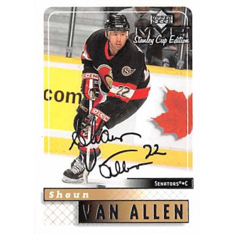 Paralelní karty - Van Allen Shaun - 1999-00 MVP Stanley Cup Silver Script No.130