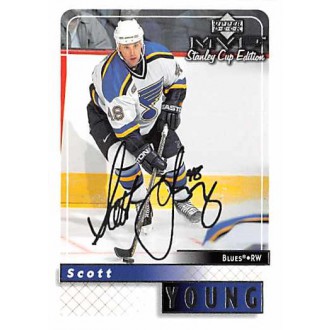 Paralelní karty - Young Scott - 1999-00 MVP Stanley Cup Silver Script No.166