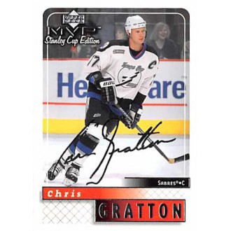 Paralelní karty - Gratton Chris - 1999-00 MVP Stanley Cup Silver Script No.169