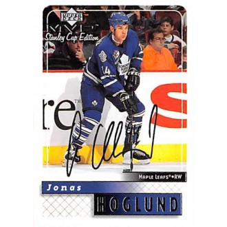 Paralelní karty - Hoglund Jonas - 1999-00 MVP Stanley Cup Silver Script No.175