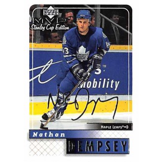 Paralelní karty - Dempsey Nathan - 1999-00 MVP Stanley Cup Silver Script No.177