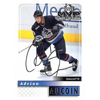 Paralelní karty - Aucoin Adrian - 1999-00 MVP Stanley Cup Silver Script No.184